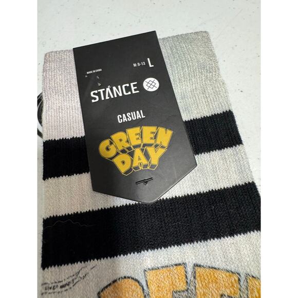 Stance Green Day Basket Case Socks Size Large - Picture 3 of 7